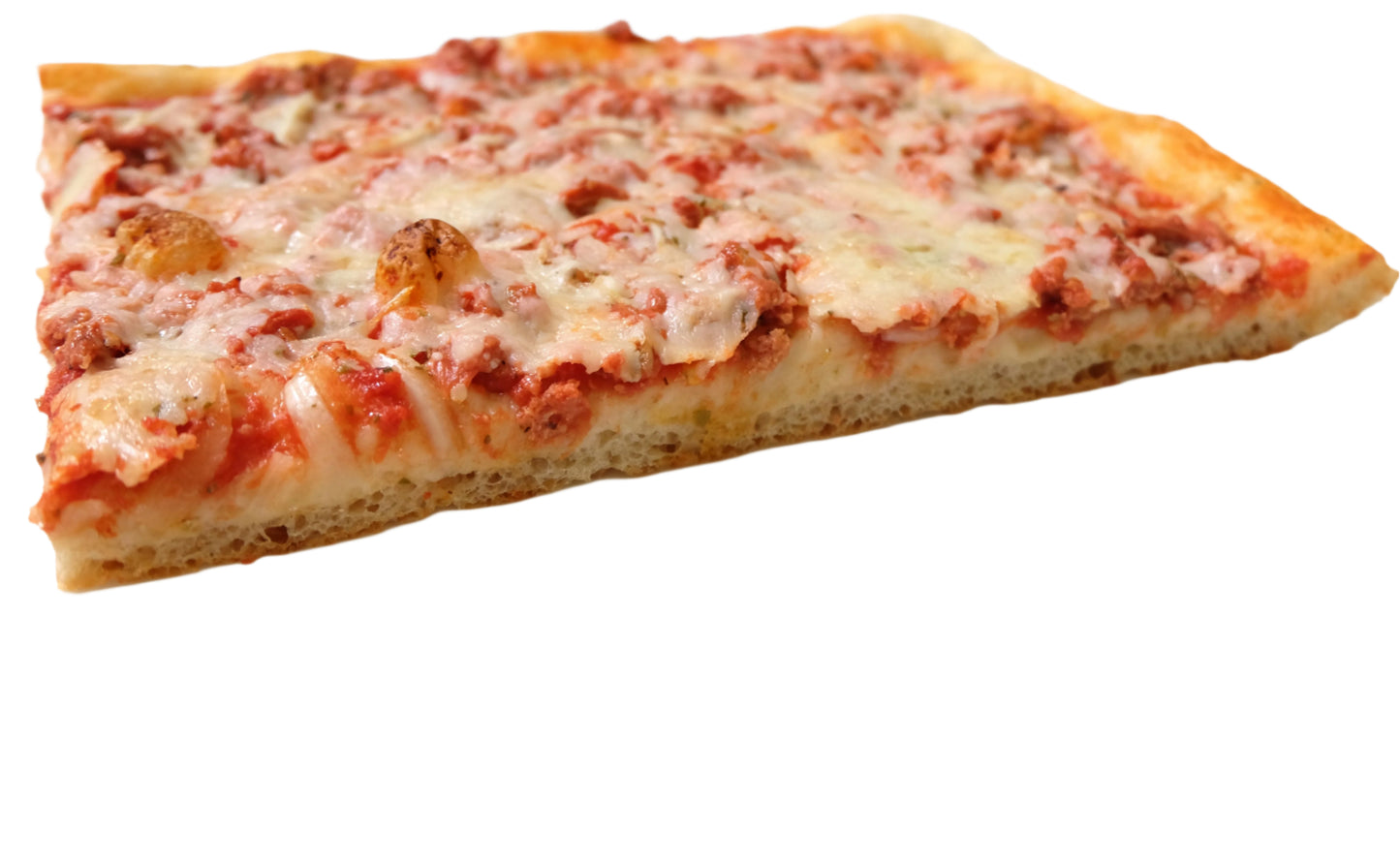 Saucisse, oignons, fromage mozzarella