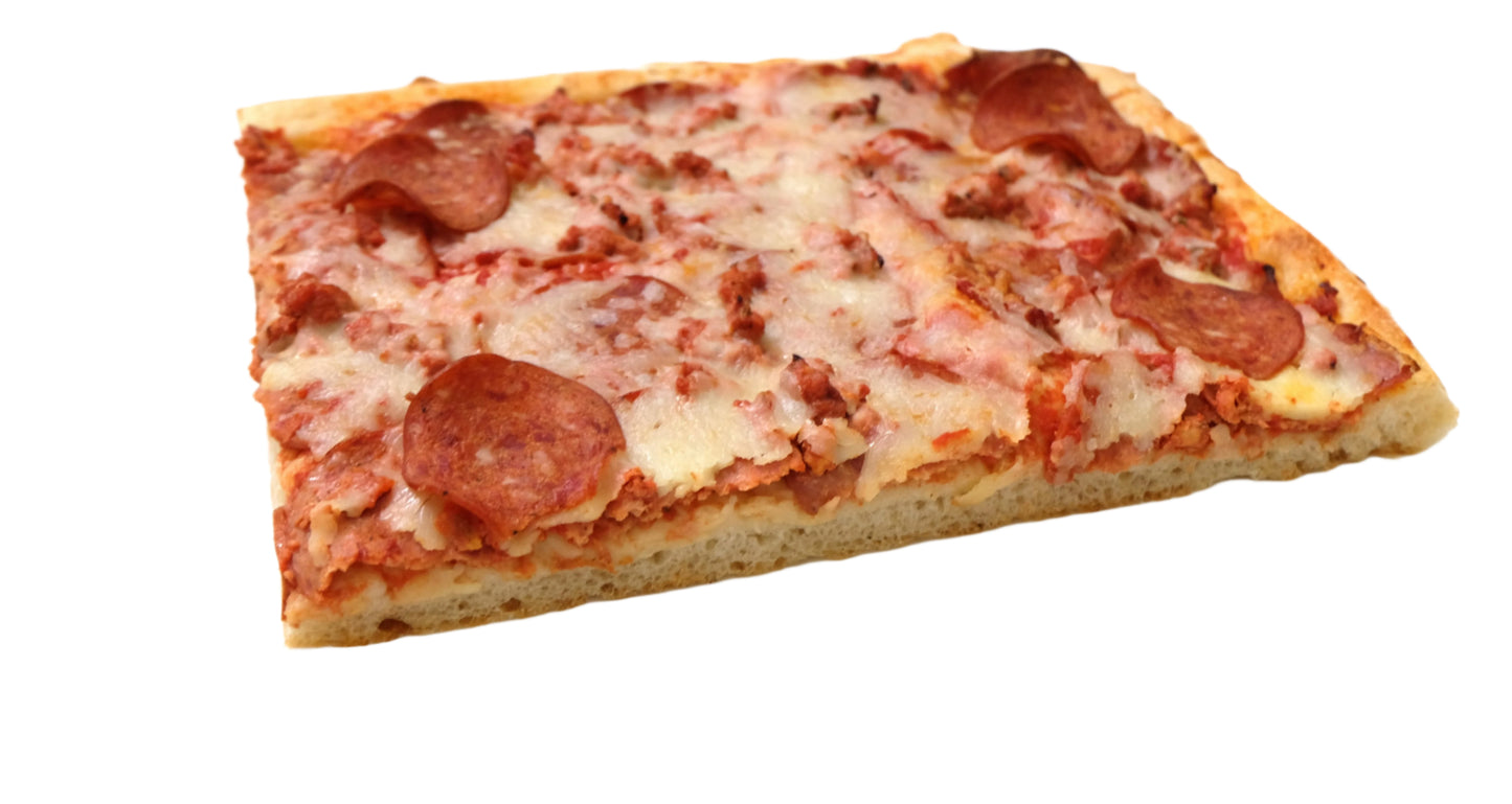 Sausage, Pepperoni, Mozzarella Cheese